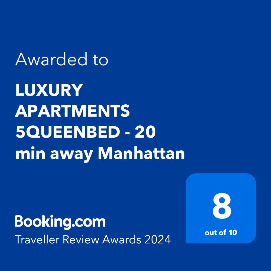Luxury Apartments 5Queenbed - 20 Min Away Manhattan 泽西 外观 照片